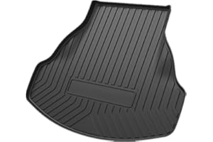 AIQIYING All Weather Rear Cargo Liners Trunk Tray Mats Protector Custom Compatible with 2013 2014 2015 2016 2017 Honda Accord, 3D Waterproof Durable Odorless Flexible Black TPO Accessories