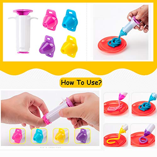 ImnBest Clay Dough Tools Set & Play Dough Tools assecories Kit for Kids