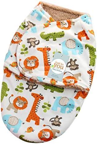 Baby Swaddle Wrap, BOBORA Newborn Infants Warm Fleece Adjustable Swaddling Sleepsacks for 0-3 Months