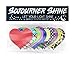 SoJourner Bags Nipplecovers Rave Pasties - Nipple Covers Breast Petals for Women | Disposable Self Adhesive Cover [10 Hearts]