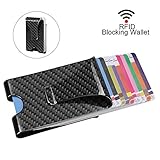 Money Clip, Double-Sided Slim Wallet Carbon Fiber Wallet