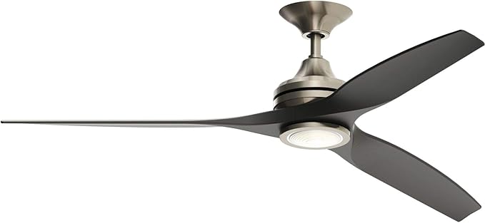 Fanimation Fp6721bnbl Lk Spitfire 60 3 Blade Indoor Outdoor