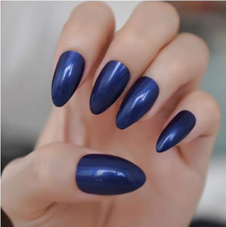 Amazon Co Jp Zyss ネイルステッカースティレットピンク青橙24pcsフルカバー偽のネイルアート10サイズのアクリルプレスにネイルチップがfalseの場合爪英ongles ホーム キッチン