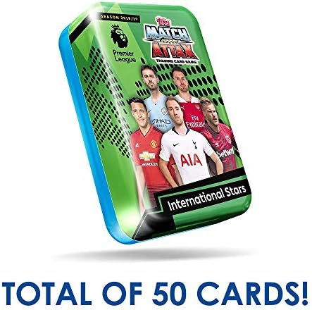 EPL 2018-19 Topps Match Attax Cards - Mega Tin (50 Cards, 15 Exclusive Cards + LE Gold) Look for Superstars Pogba, Kane, Salah, Ozil, Aguero & More!
