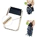Sacow Mini Folding Stool, Portable Camping Stool Outdoor Folding Chair Slacker Chair for BBQ,Camping,Fishing,Travel,Hiking,Garden,Beachthumb 3