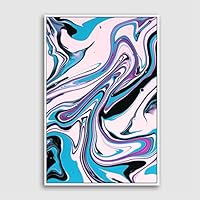 Framed Canvas Wall Art Clouds and Colors Canvas Prints Home Artwork Decoration for Living Room,Bedroom - 16x24 inches