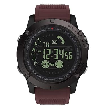 Amazing Military Grade Super Tough Smart Watch for Men (Red)