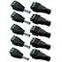 Thsinde 5 Pairs 12V DC Power Connector, Male Female 5.5mm x 2.5mm Barrel Jack Connector for CCTV Security Camera Led Strip Wi