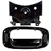 Brock Replacement 2-Piece Set Tailgate Liftgate Handle with Trim Bezel Compatible with 99-06 Silverado Sierra Pickup Truck 15997911 15228539