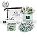 Ice Roller and Collagen Under Eye Pads Set- Eye Masks Vitamin & Aloe Extract (30pairs) Dark Circles Eye Bags Depuffing Treatment– Ideal Size For Face,Eye Puffiness,Anti Aging,Wrinkles-With Free Zipbag