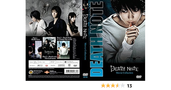 Amazon Com Death Note Movie 1 2 Dvd Live Action Japanese With English Subtitles Fujiwara Tatsuya Kaneko Shusuke Seto Asaka Matsuyama Kenichi Katase Nana Toda Erika Movies Tv
