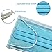 PacingMed 100pcs Disposable Surgical Mask- Face Mask for Dust, Flu, Mouth, Medical Dental, Cleaning, Construction, Travel, Allergy Mask - Hypoallergenic, Antiviral, Anti Pollen, FDA, Latex Free (Blue)