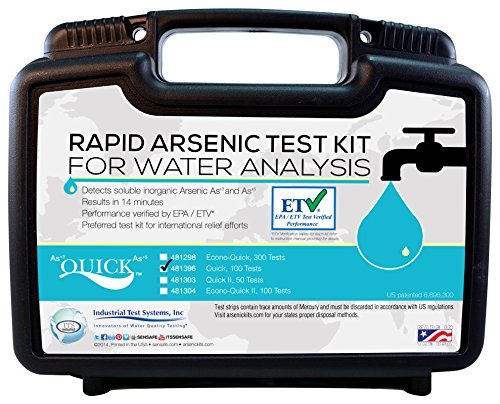 Industrial Test Systems Quick 481396 Arsenic for Water Quality Testing, 100 Tests, 12 Minutes Test Time