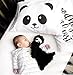Oh, Susannah Cute Panda Face Toddler Size Pillowcase (1 Pillow Cover 14 x 20.5 Inches) Kids Pillow Case Room Decor