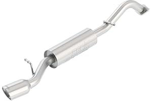 BORLA 11795 Axle-Back Performance Exhaust System for 2009-2013 Toyota Corolla S & XRS 1.8L/ 2.4L 4 Cyl. T-304 Stainless Steel S-Type Single Right Rear Exit Single 4.25"x3.5" Oval Polished T-304 SS Tip