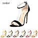 ZriEy(TM) Women Sandals High Heels 11cm Open Toe Ankle Straps Summer Bridal Patent Leather Shoes