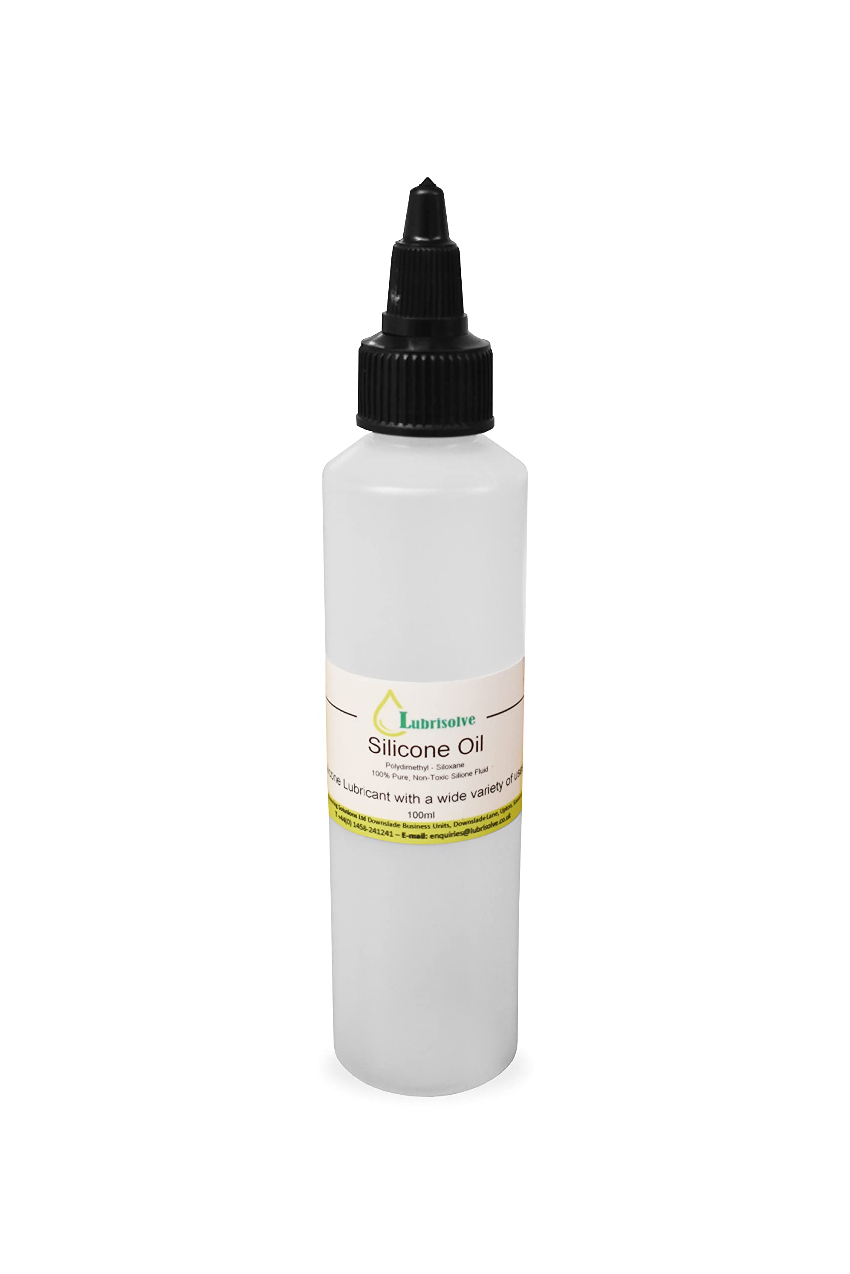 Silicone Oil 100 ml 100% Pure Clear & Non-Toxic Use for Fitness Equipment, Moving Parts, Treadmill Oil