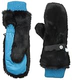 Spyder Women's Faux Fur Trimmed Nylon Mitten