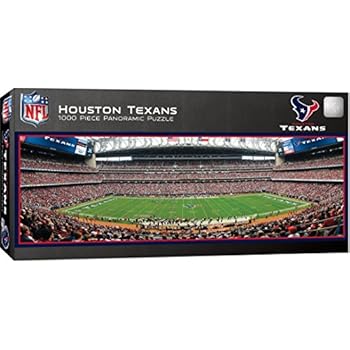 MasterPieces NFL Houston Texans Stadium Panoramic Jigsaw Puzzle, 1000 Pieces