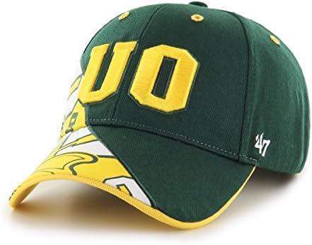 NCAA Oregon Ducks Wedge MVP Adjustable Hat, One Size, Dark Green