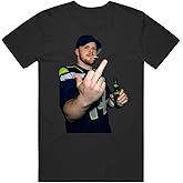 Sam Darnold Cigarette Beer Middle Finger Champion Fan Meme v2 T Shirt
