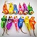 LWINGFLYER 12pcs Artificial Birds Realistic Clip on Foam Feather Birds for Crafts Spring Tree Ornaments Wreaths Decorations Floral Arrangements Embellishing (Model - 17095)