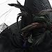 CA Mode Women Witch Hat Wizard Cap Headwear Spider Feather Halloween Costume Dark Black