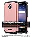 Alcatel Ideal Case, Alcatel Ideal 4G LTE/Pixi Avion 4G LTE/Pixi Bond/Dawn/Streak Case, NageBee Design Premium [Heavy Duty] Defender [Dual Layer] Protector Hybrid Case - Rose Gold
