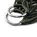 Rope Hammock, Outdoor Nation Comfortable Hanging Cotton Nylon Mesh Rope Hammock