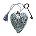DEMDACO Family is Made Silver 4 x 3 Resin Stone Art Heart Locket Figurine