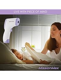 Infrarrojo Termómetro Lectura Instantánea Non Contacto para bebé, niños & adultos   Fahrenheit o Celsius Ajustes por missionmax