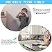 Babepai Baby Proofing Corner Guards & Edge Protectors Safe Edge & Corner Cushion Kids Safety Furniture Bumper Table Protectors with 3M Pre-Taped Corners to Keep Child Safe 12 Pack, Brown