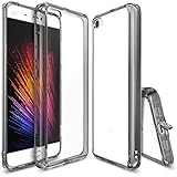 Ringke [Fusion] Compatible with Xiaomi Mi 5 Case Crystal Clear PC Back TPU Bumper [Drop Protection, Shock Absorption Technology][Attached Dust Cap] for Xaomi MI 5 - Smoke Black