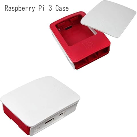Huante Para Raspberry Pi 3 Modelo B Oficial Caja Estuche Rencito Cubierta Cáscara