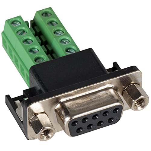 Parts Express 9pin Dsub DB9 (DE9) Female Solderless Connector Plus
