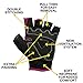 GearTOP Cycle Gloves - Half Finger Light Pad Glove Best for Riding Weightlifting Cycling and More - Women and Men Sporting Gear (Pink/Black, Small)