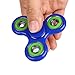 T-Trees Tri Fidget Hand Finger Spinner Spin Widget Focus Toy EDC Pocket Desktoy Triangle Plastic Gift for ADHD Children Adults Relieve Stress Anxiety Boredom Killing Time Cute (Blue+Green)