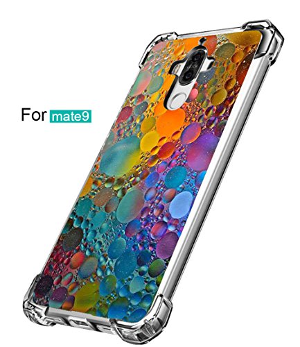 vanki Huawei Mate 9 Case Clear Soft TPU Anti-Slip Shockproof Protective Cover (Color7)
