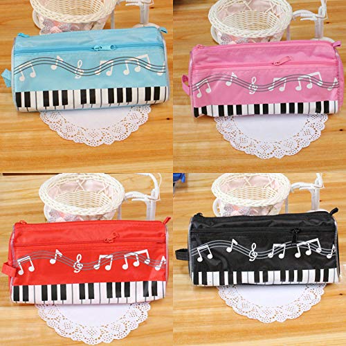 Dunnomart New Lovely Musical Piano Keyboard Pencil Case Stationery Office School Supplies Music Pen Bag Box Storage Bag School-Supplies - Thumbnail 5
