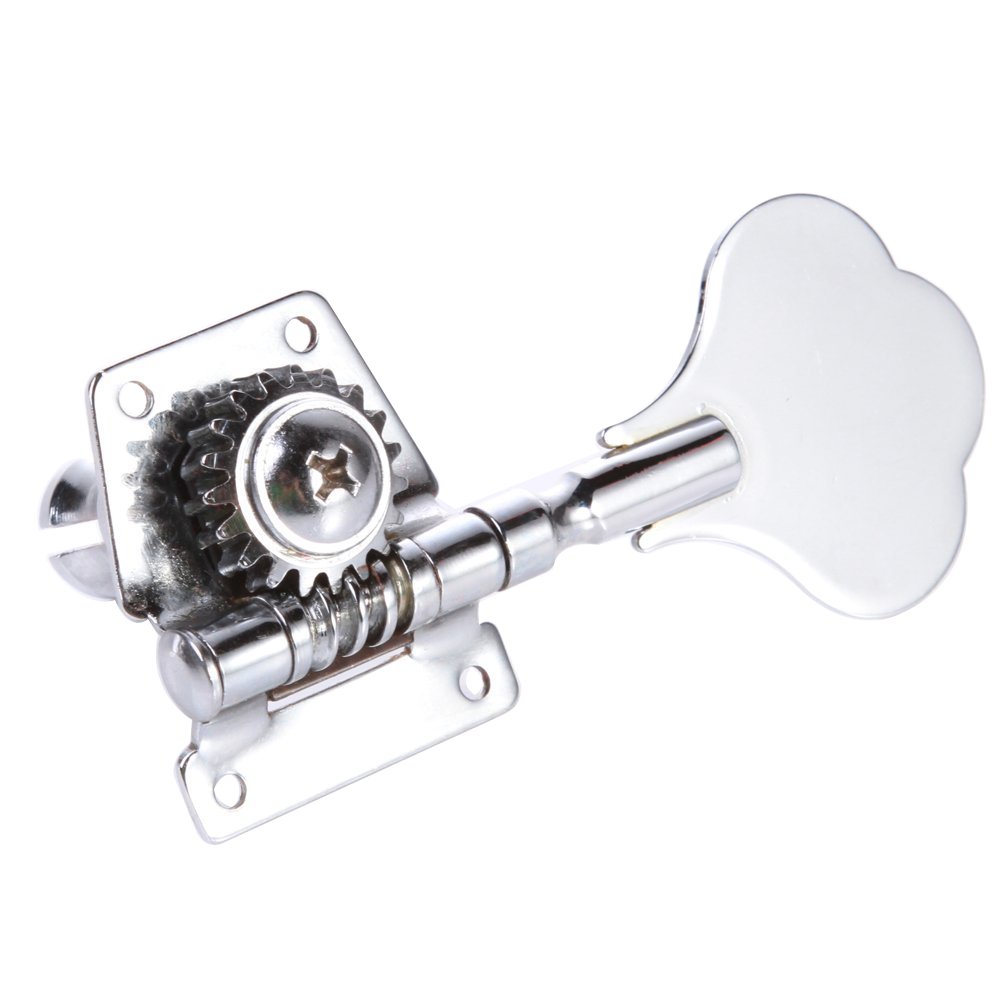 Fender Guitar Tuning Pegs Silver Foto4easy 4 Nickel Jazz Bass Tuners NEW!