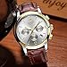 Mens Business Quartz Watches with Brown Leather Strap Analog Waterproof Casual Classic Dress Wristwatch ¡­