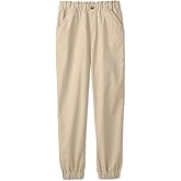 French Toast Girls' Stretch Twill Jogger with Paper Bag Waist