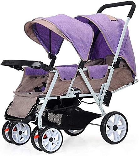 side by side double stroller with bassinet