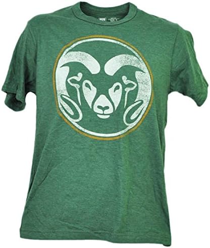 NCAA Colorado State Rams Distressed Logo Tshirt Tee Short Sleeve Crew Neck XL