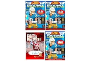 GENERIC NEW 2024 Panini SCORE Football Cards (3) THREE FACTORY SEALED PACKs w/ 22 Cards Per Pack - 66 CARDS - Plus Novelty Mahomes Card Pictured