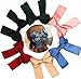 6 Pcs Large Big Huge Soft Silky Hair Bow Clip Lolita Party Oversize Handmade Girl French Barrette Style Hair Clips (Barrettes)