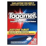 Tagamet HB 200 Acid Reducer | Cimetidine Tablets 200mg, Value 2 PackK (60 Tablets Total) xqzs