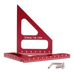 KETIPED 3D Multi-Angle Measuring Ruler,45/90 Degree