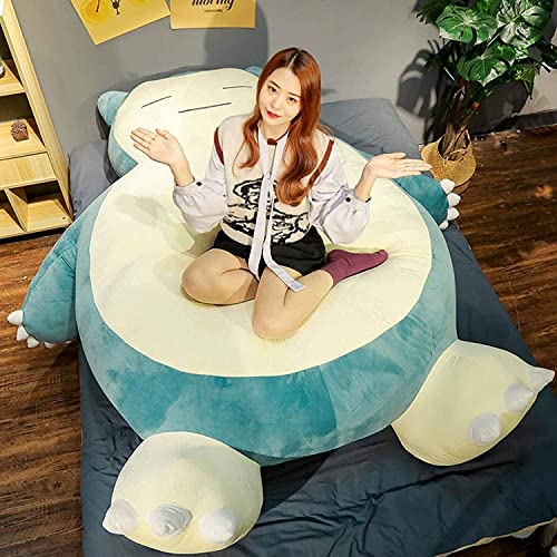 Imakoyou Snorlax Plush Giant Unstuffed Snorlax Bean Bag Chair Large Snorlax  Pillow Bed Animal Cover with Zippe