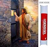 Hsenssel 5d Diamond Painting with Round Full Drill Diamond Painting Kits Christ Jesus god Embroidery Cross Stitch DIY Wall Painting Decor 40x50cm (Jesus Knock at The Door N2)